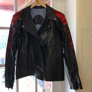 Leather@wool jackets 1 of a kind original designs.